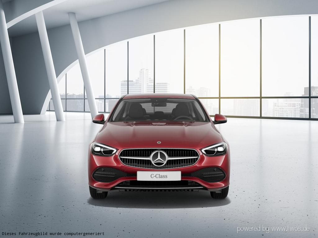 Mercedes-Benz C 180 2025 г. Красный, пробег 7866 км