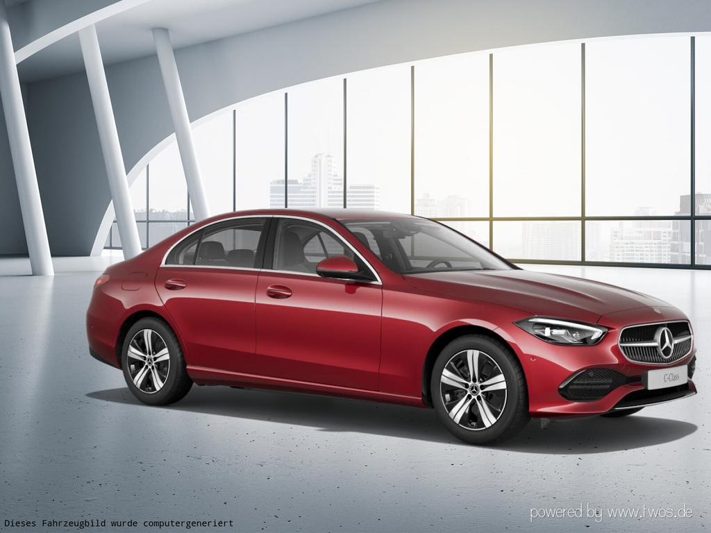 Mercedes-Benz C 180 2025 г. Красный, пробег 7866 км
