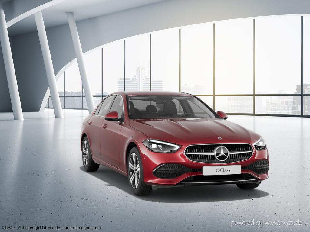 Mercedes-Benz C 180 2025 г. Красный, пробег 7866 км