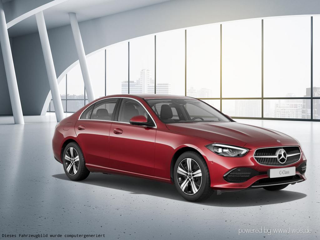 Mercedes-Benz C 180 2025 г. Красный, пробег 7866 км