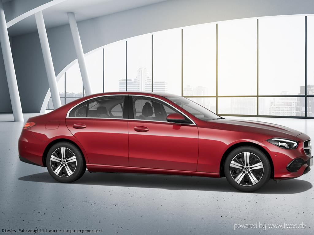 Mercedes-Benz C 180 2025 г. Красный, пробег 7866 км