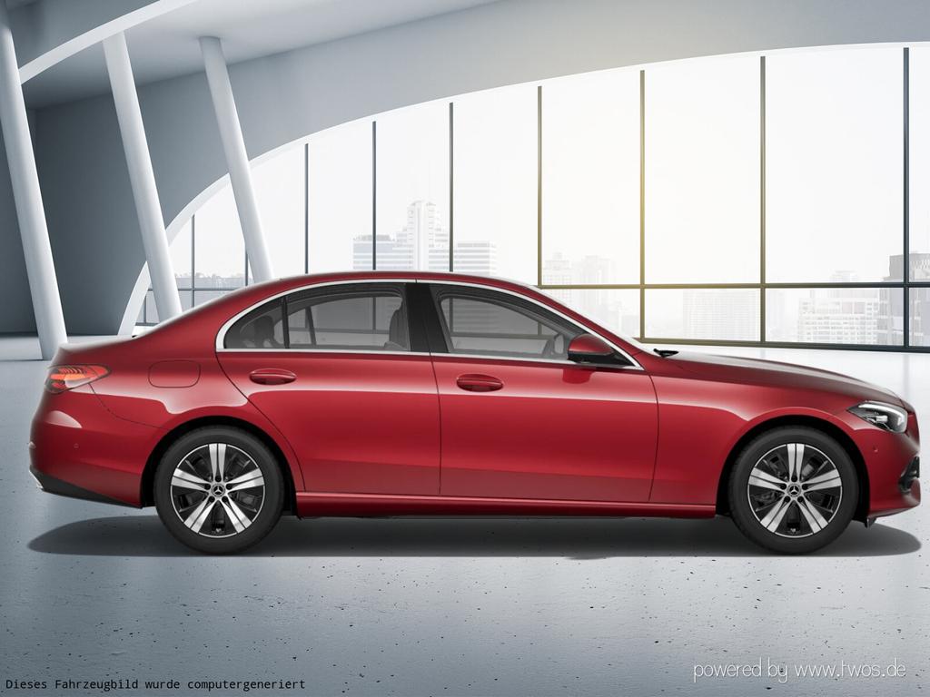 Mercedes-Benz C 180 2025 г. Красный, пробег 7866 км