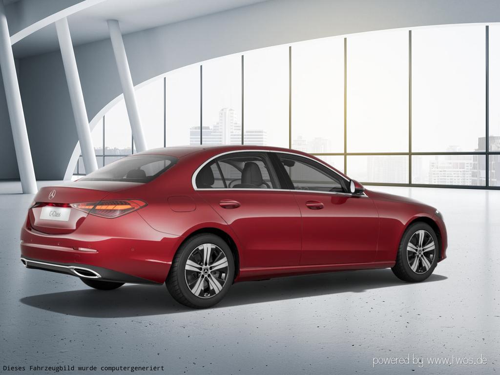 Mercedes-Benz C 180 2025 г. Красный, пробег 7866 км