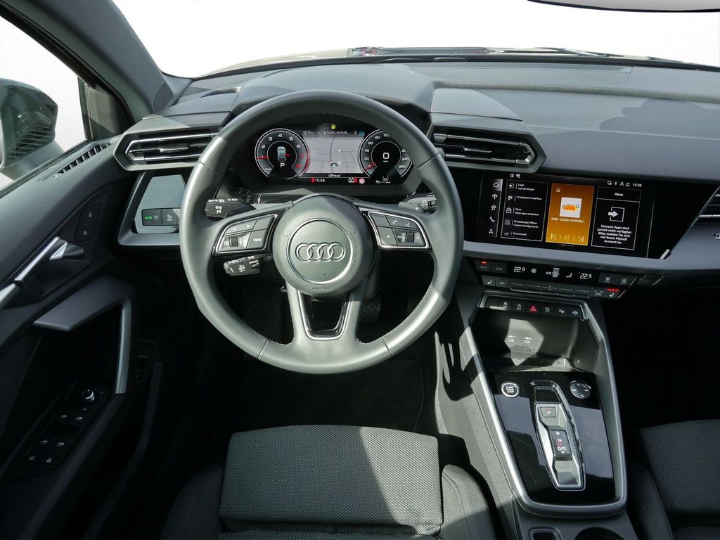 Audi A3 2025 г. Чёрный, пробег 34081 км