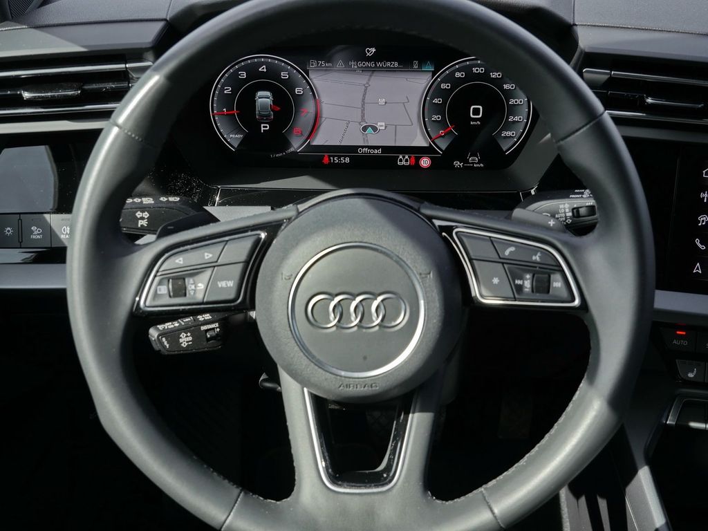 Audi A3 2025 г. Чёрный, пробег 34081 км