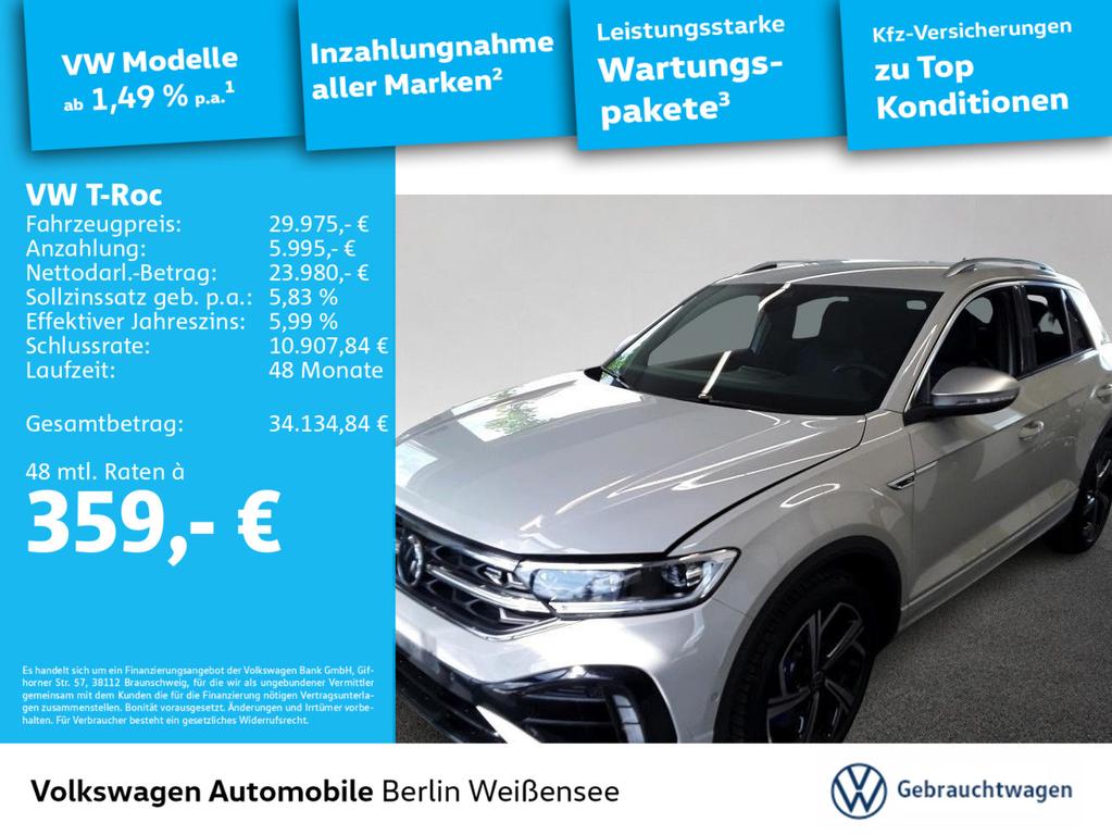 Volkswagen T-Roc 2024 г. Серый, пробег 39664 км