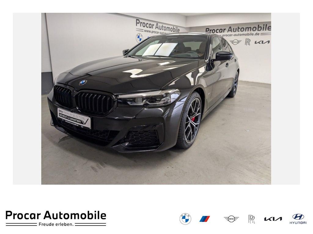 BMW 530 2022 г. Чёрный, пробег 37177 км