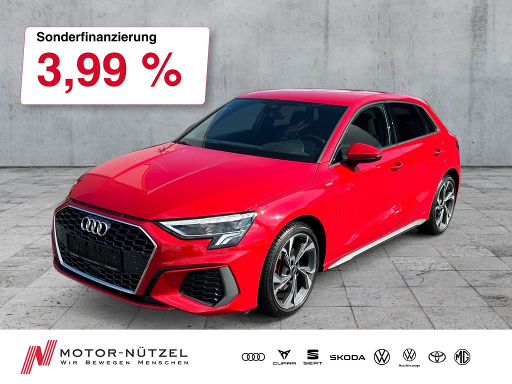Audi A3 2022 г. Красный, пробег 47191 км