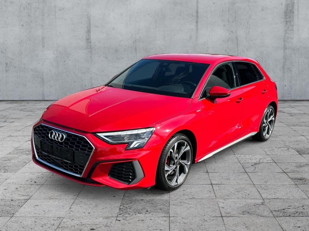 Audi A3 2022 г. Красный, пробег 47191 км