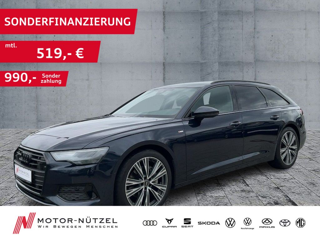 Audi A6 2023 г. Синий, пробег 39992 км