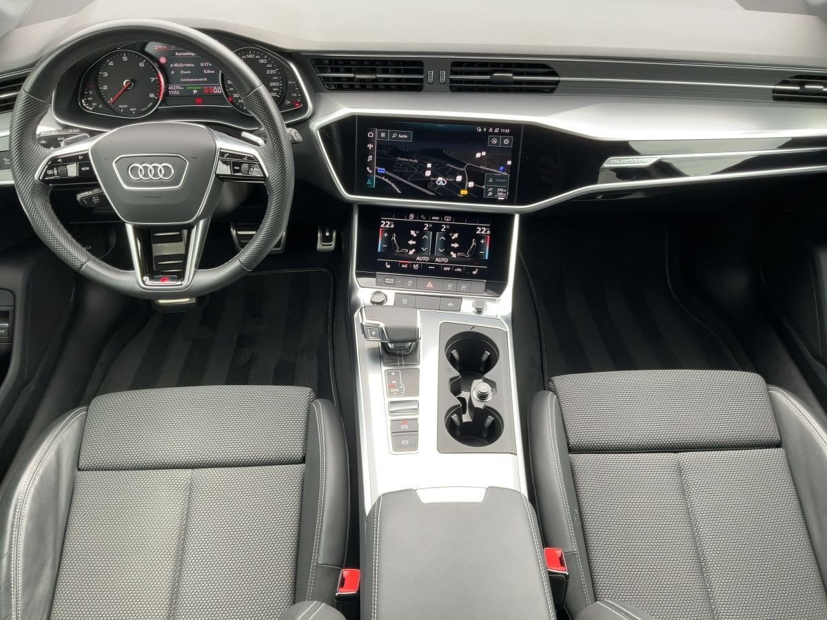 Audi A6 2023 г. Синий, пробег 39992 км