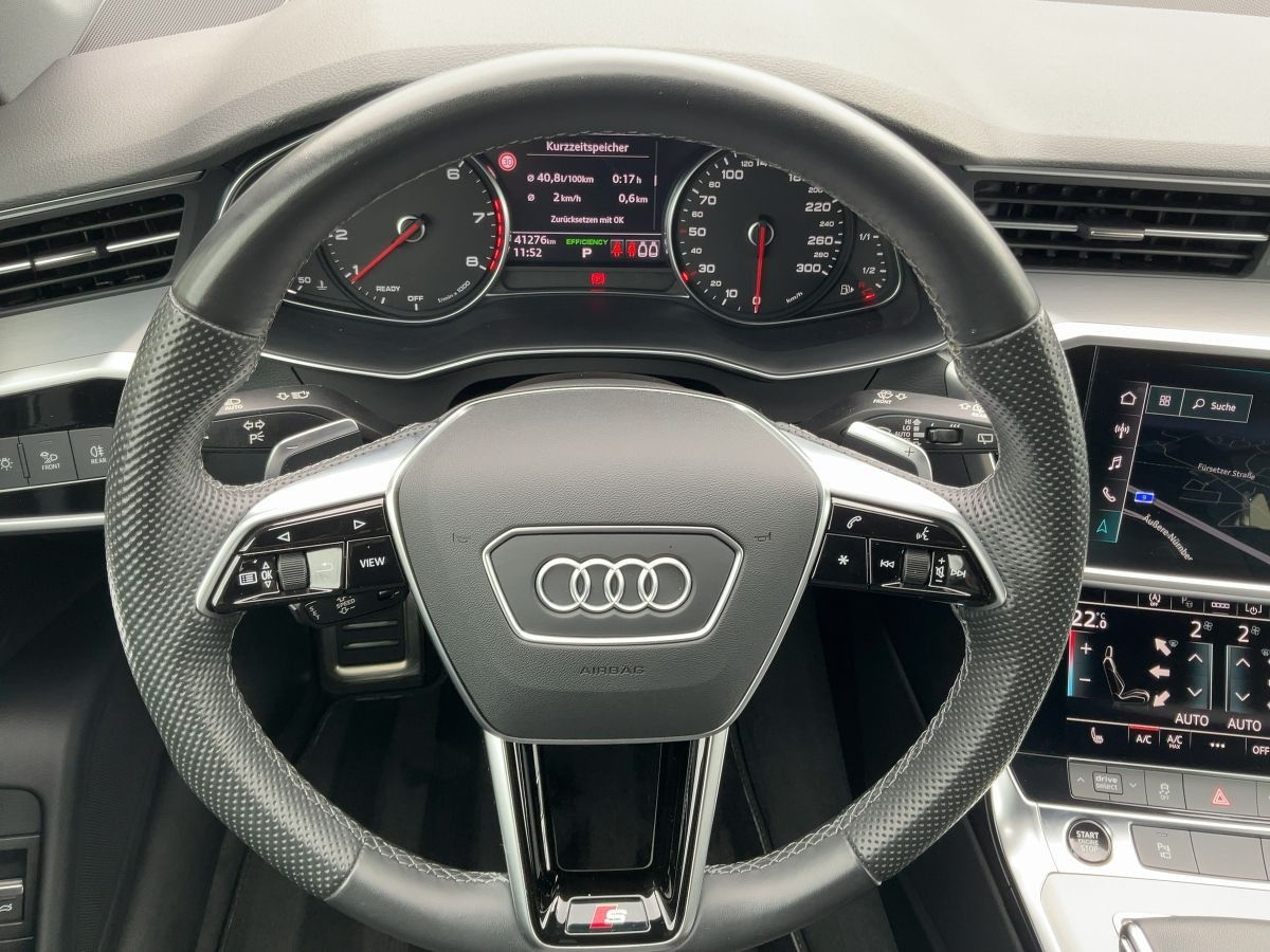 Audi A6 2023 г. Синий, пробег 39992 км