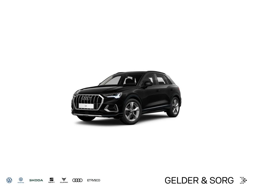 Audi Q3 2022 г. Чёрный, пробег 33080 км