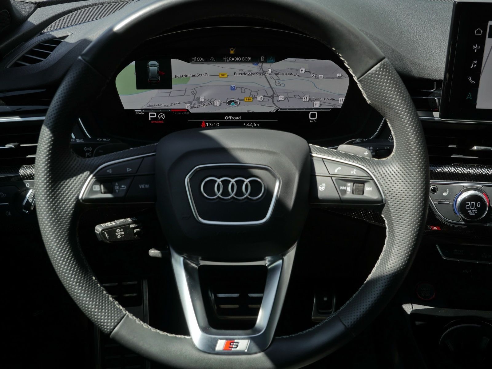 Audi S4 2023 г. Синий, пробег 25500 км