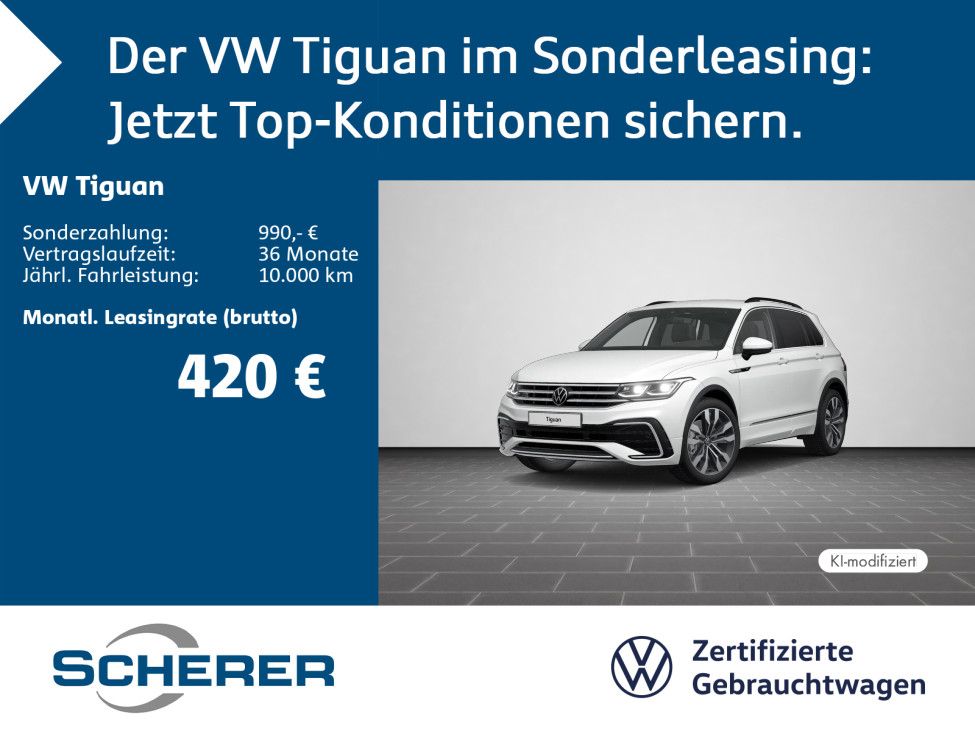 Volkswagen Tiguan 2022 г. Белый, пробег 29074 км