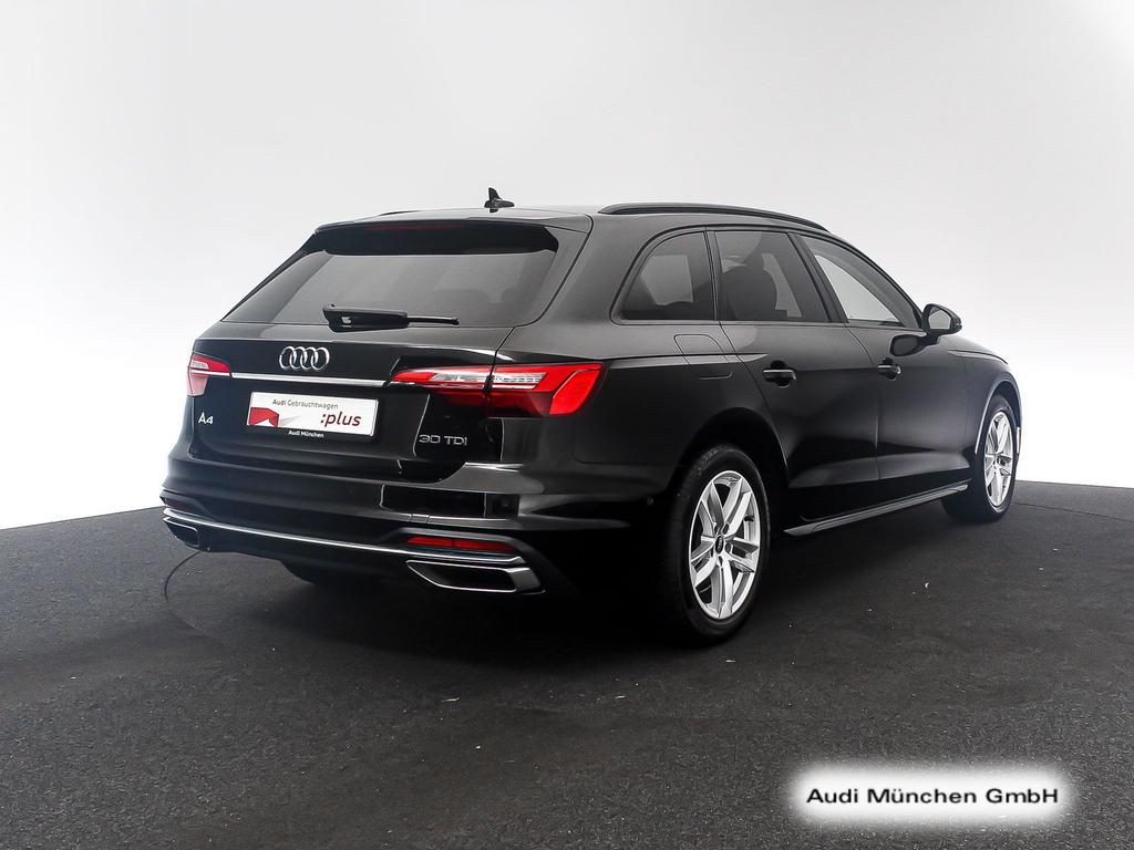 Audi A4 2023 г. Чёрный, пробег 52583 км