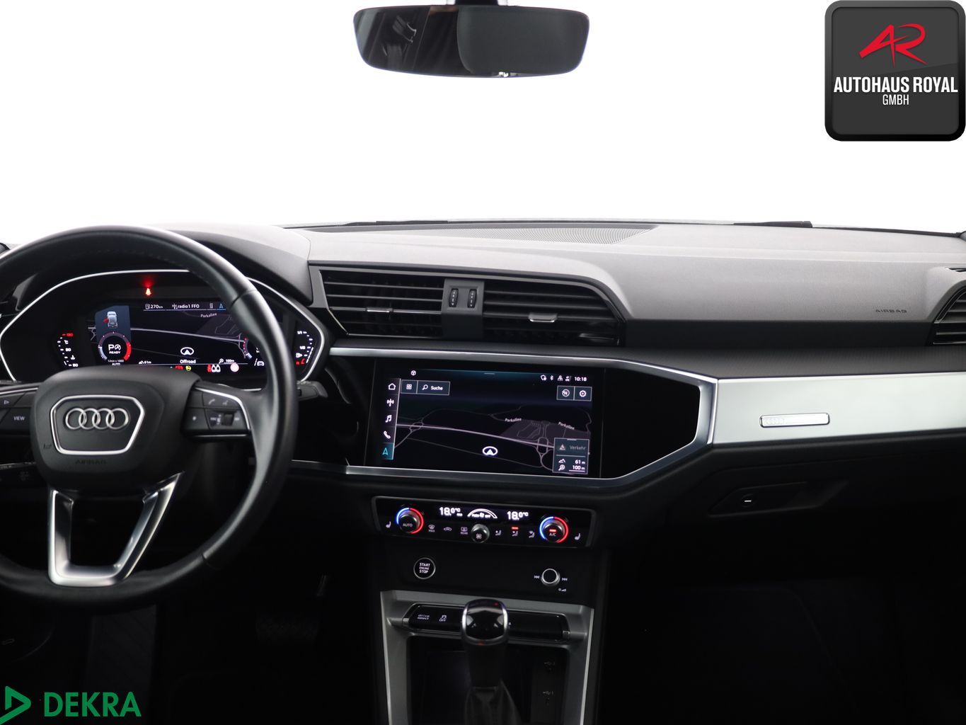 Audi Q3 2022 г. Чёрный, пробег 53613 км