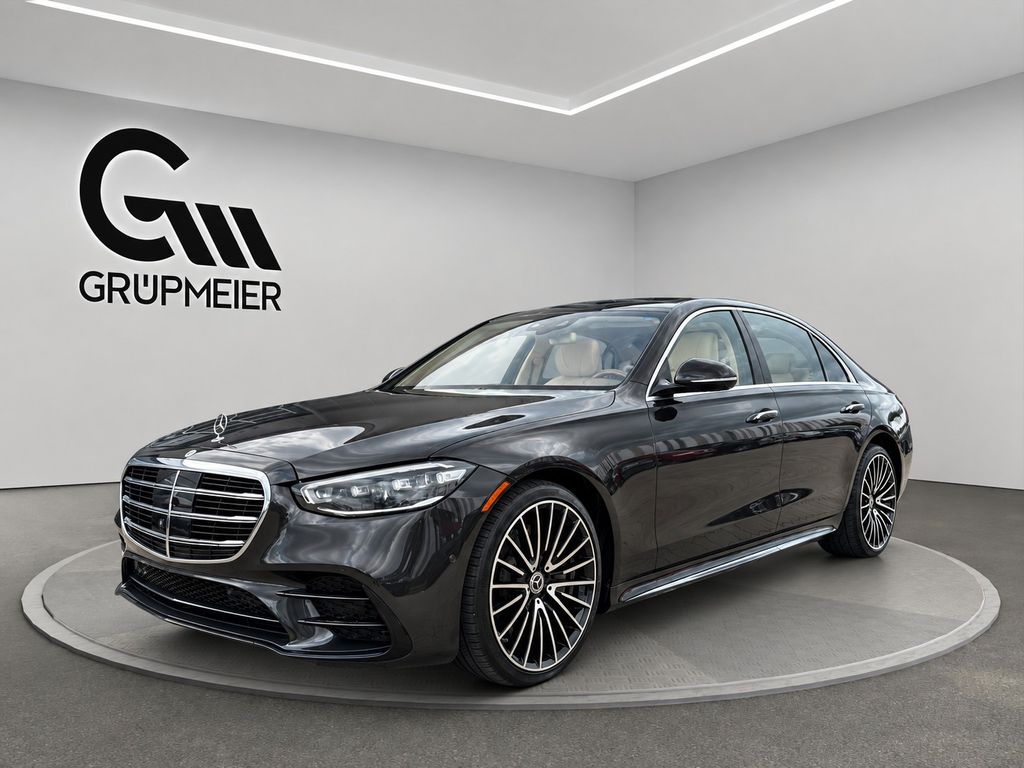 Mercedes-Benz S 580 2022 г. Серый, пробег 59775 км
