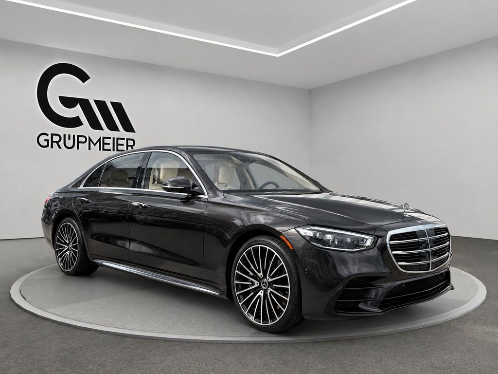 Mercedes-Benz S 580 2022 г. Серый, пробег 59775 км