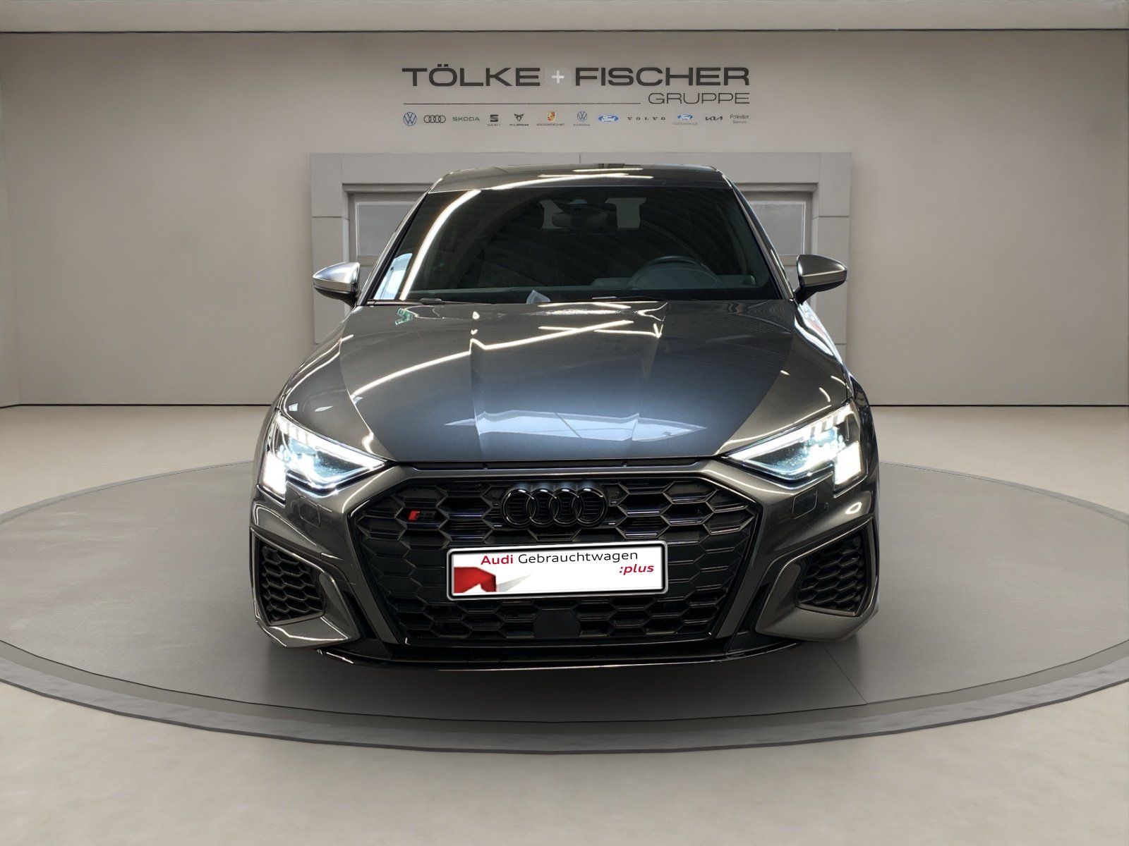 Audi S3 2023 г. Серый, пробег 57909 км