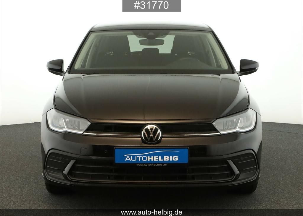 Volkswagen Polo 2023 г. Чёрный, пробег 43800 км