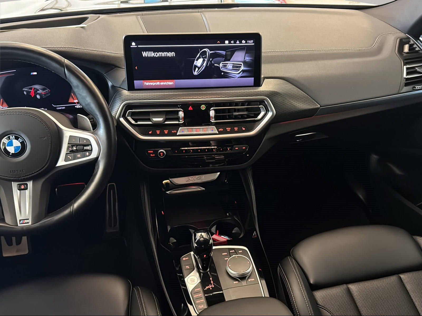 BMW X4 2023 г. Чёрный, пробег 34411 км