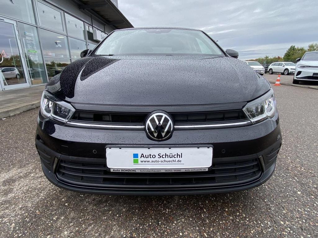 Volkswagen Polo 2023 г. Чёрный, пробег 48094 км