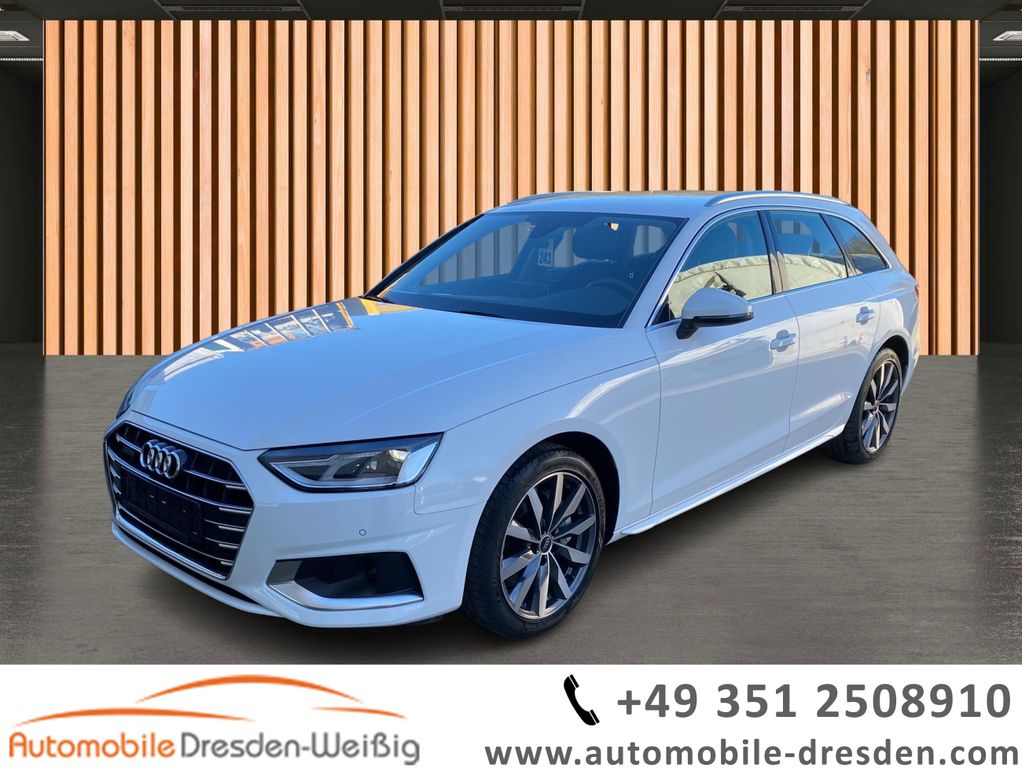 Audi A4 2023 г. Белый, пробег 58455 км
