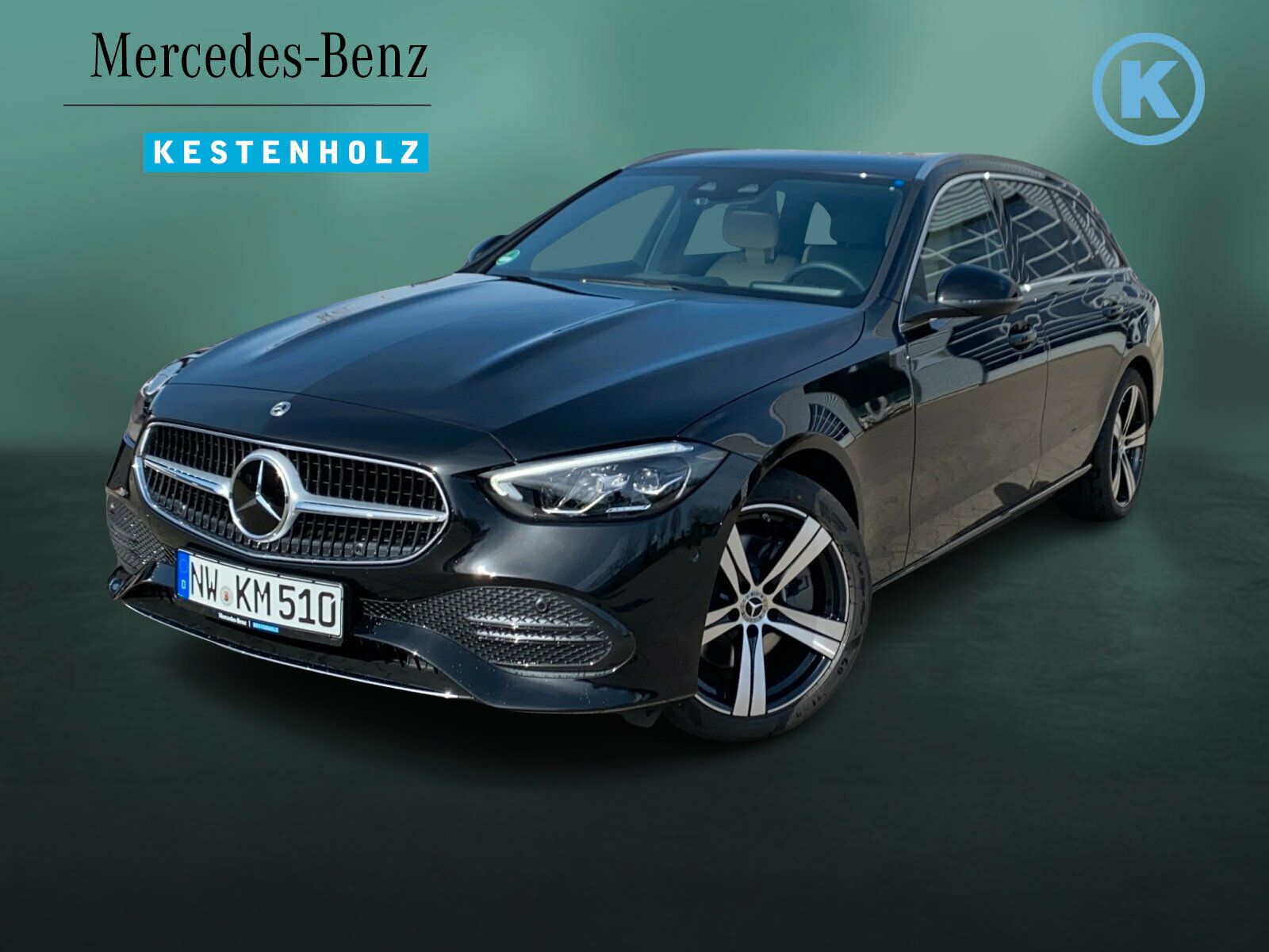 Mercedes-Benz C 200 2024 г. Чёрный, пробег 33500 км