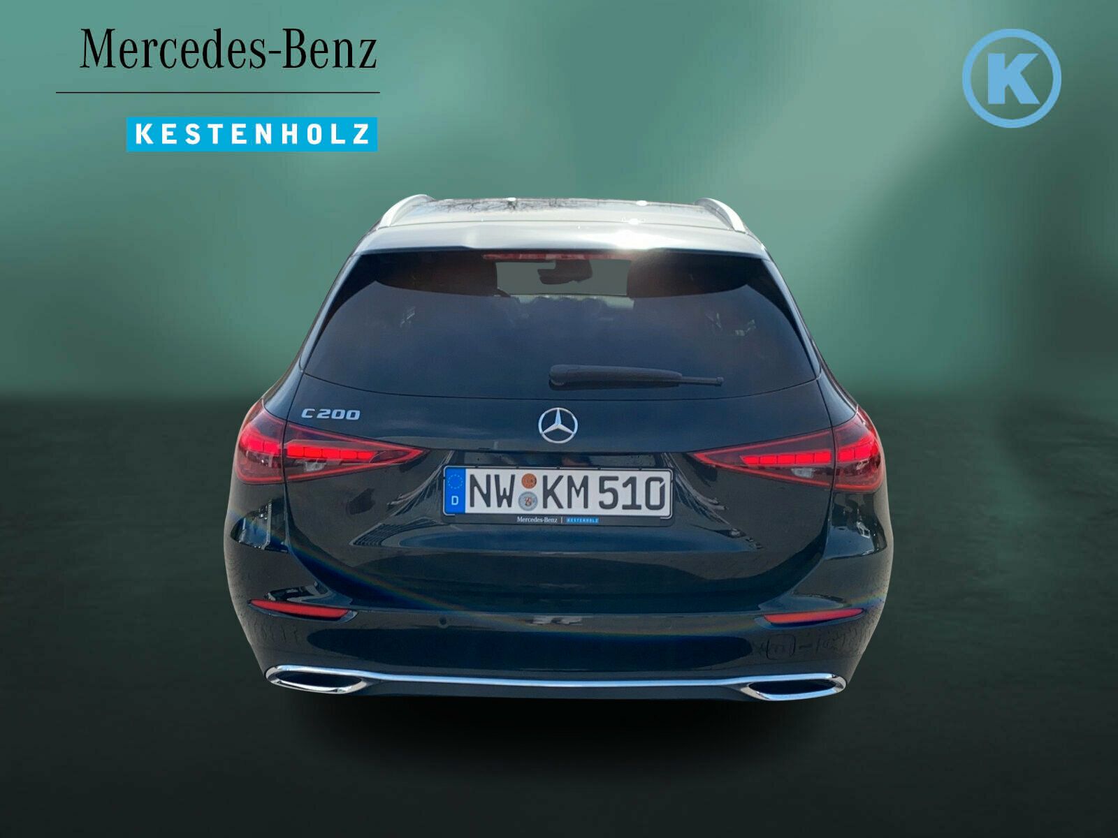 Mercedes-Benz C 200 2024 г. Чёрный, пробег 33500 км