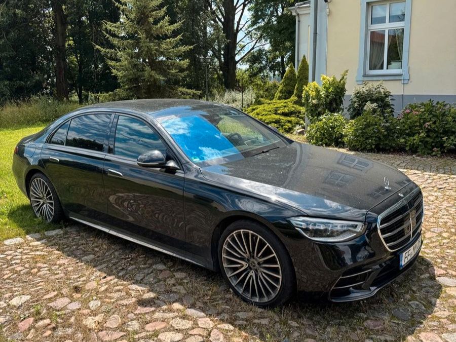 Mercedes-Benz S 400 2021 г. Чёрный, пробег 43000 км
