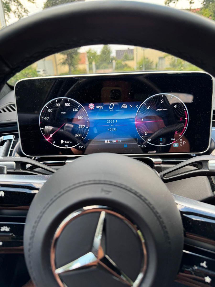 Mercedes-Benz S 400 2021 г. Чёрный, пробег 43000 км