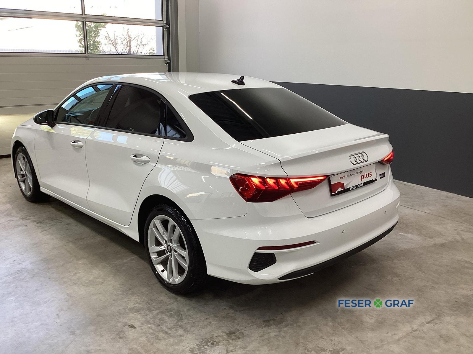 Audi A3 2023 г. Белый, пробег 40790 км