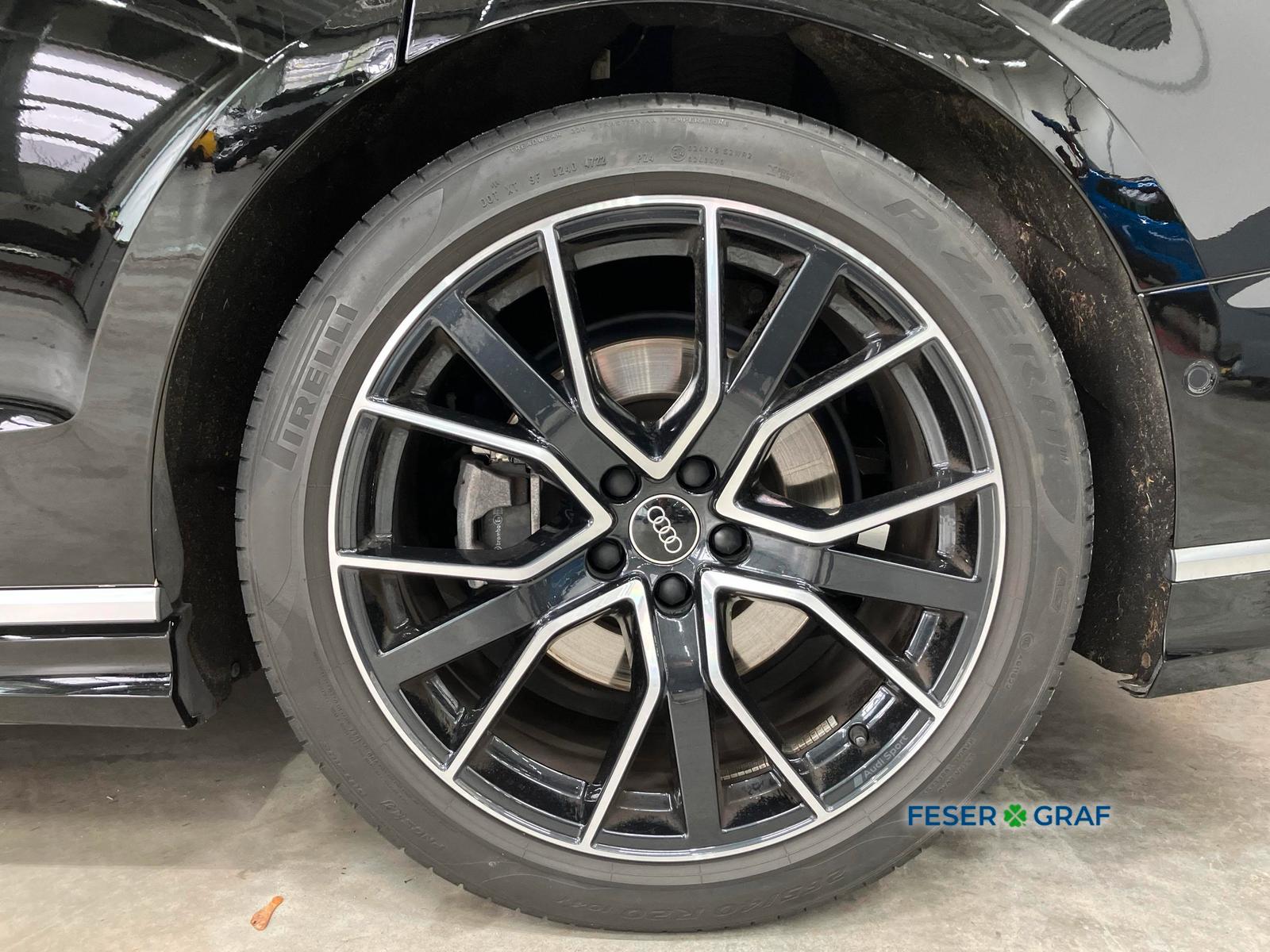 Audi A8 2023 г. Чёрный, пробег 31341 км