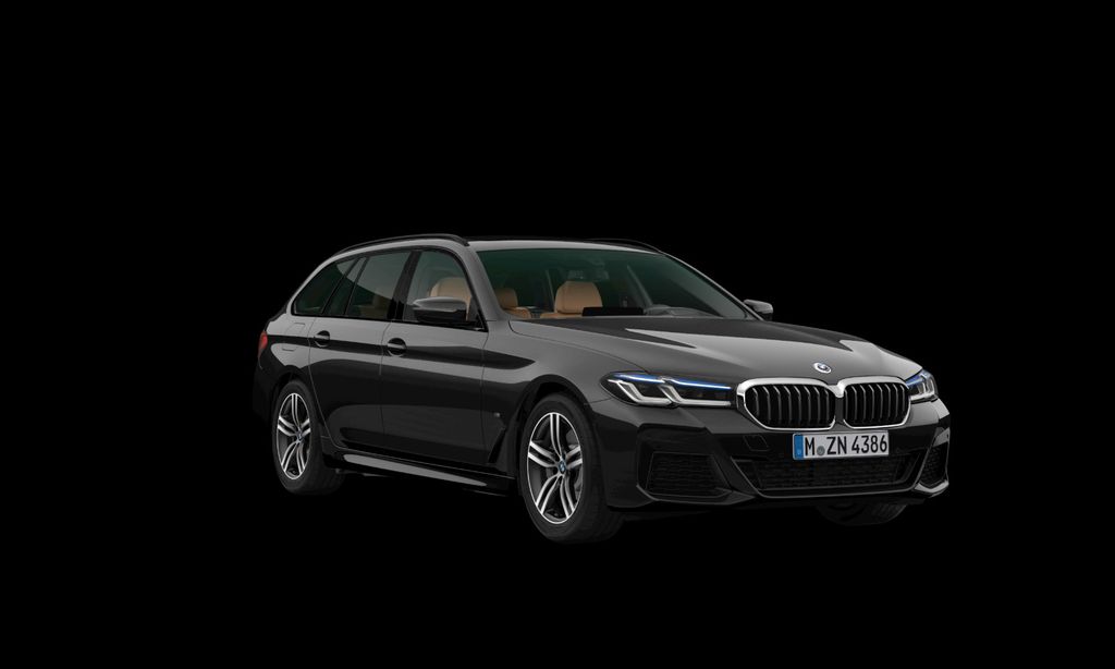 BMW 540 2022 г. Чёрный, пробег 51400 км