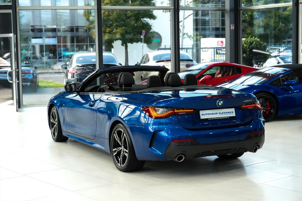 BMW 420 2022 г. Синий, пробег 9688 км