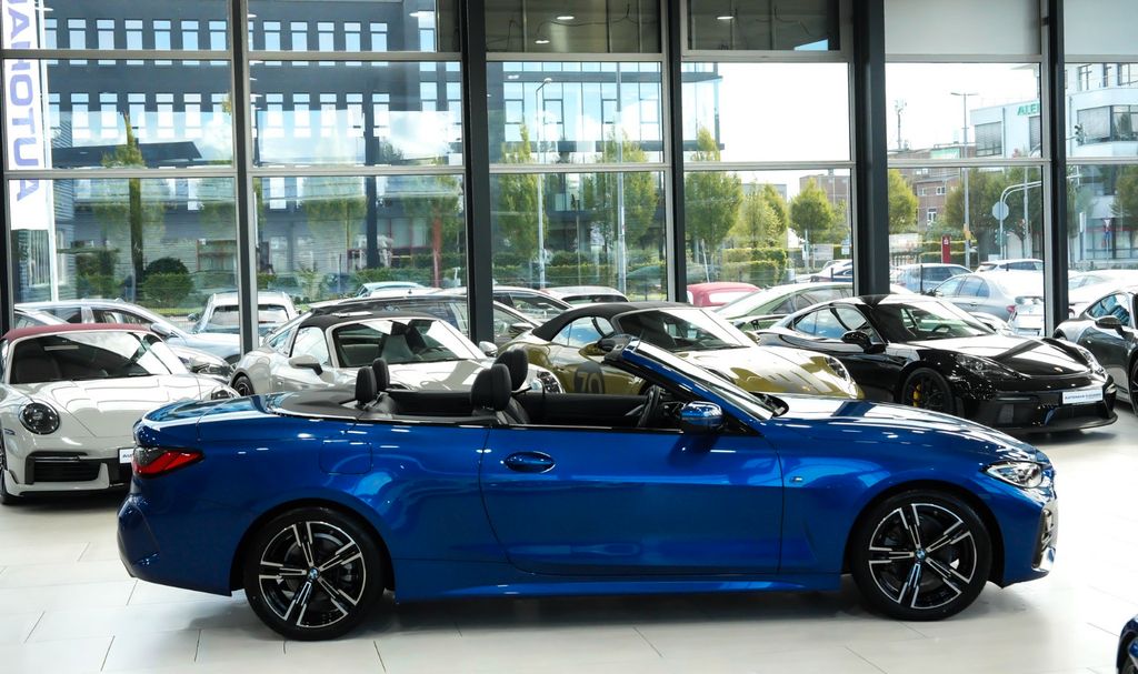 BMW 420 2022 г. Синий, пробег 9688 км