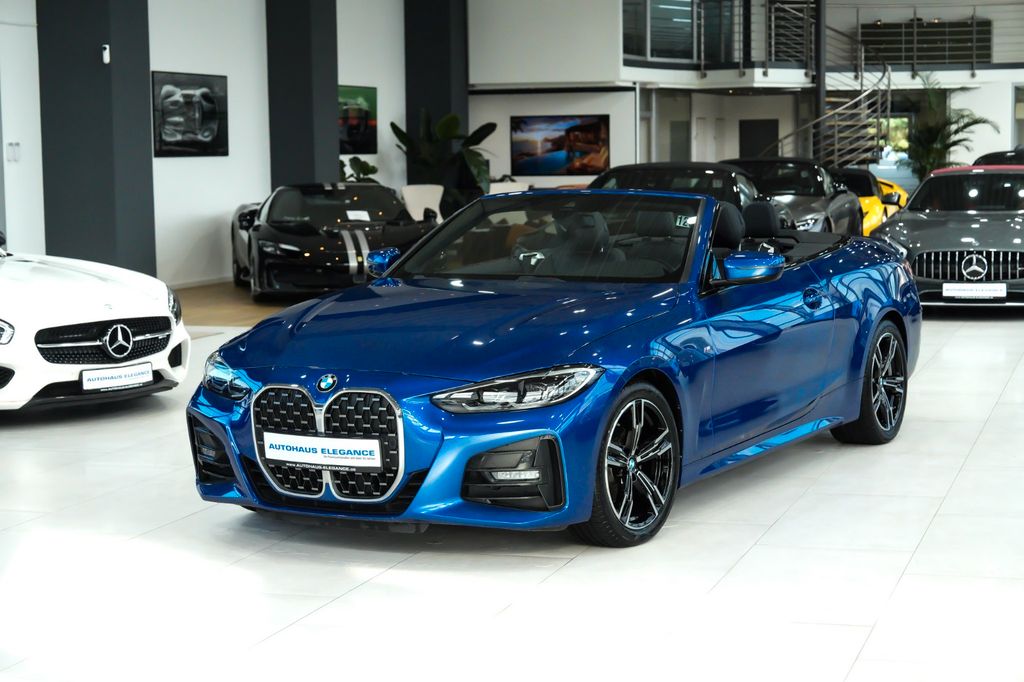 BMW 420 2022 г. Синий, пробег 9688 км
