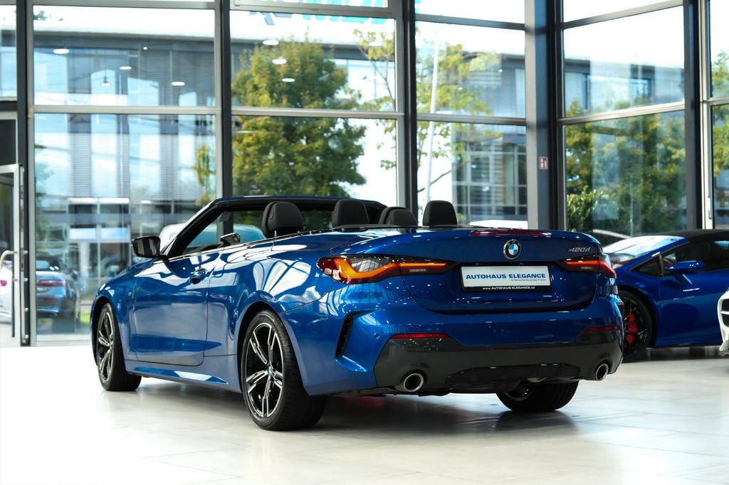 BMW 420 2022 г. Синий, пробег 9688 км
