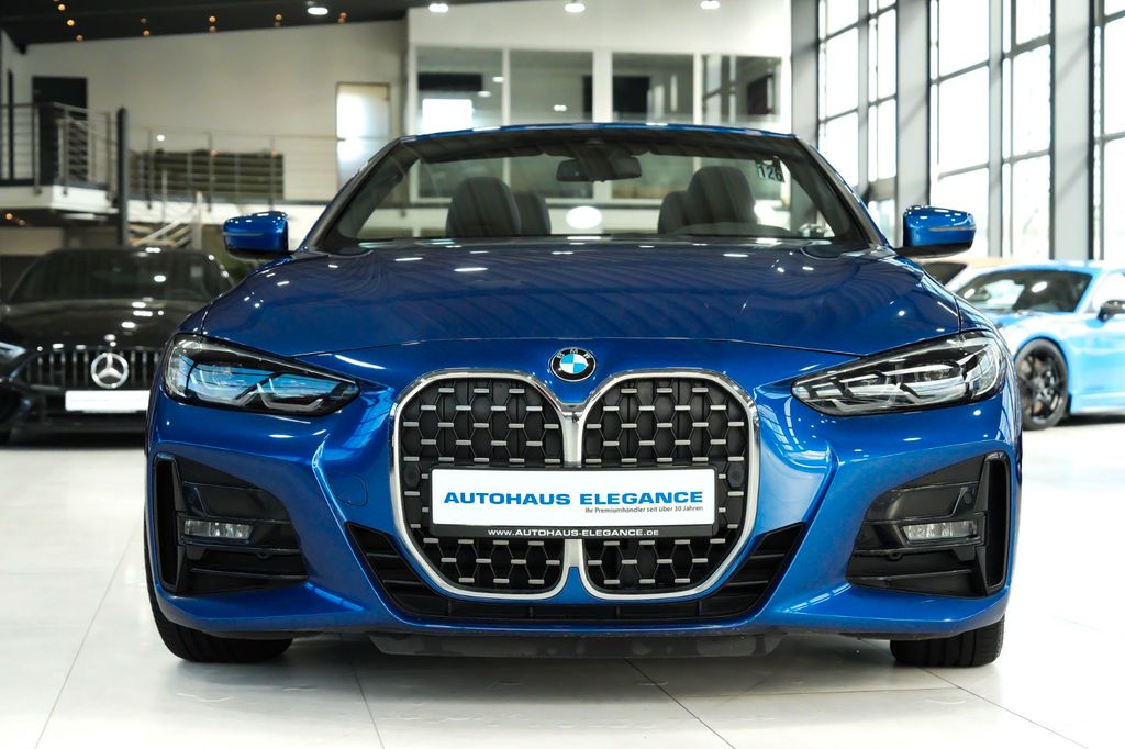 BMW 420 2022 г. Синий, пробег 9688 км