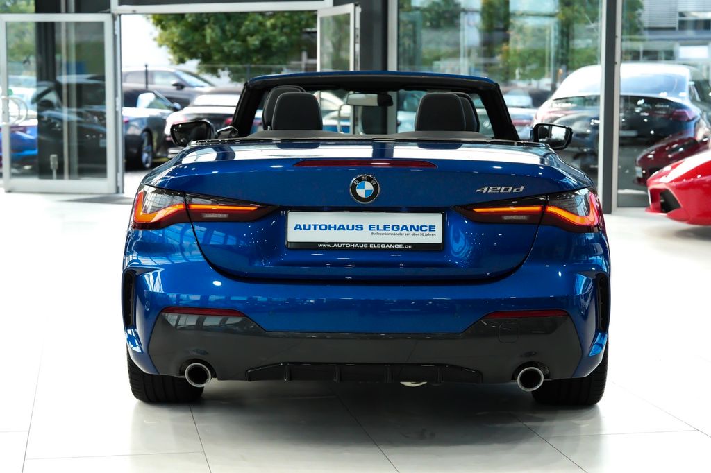 BMW 420 2022 г. Синий, пробег 9688 км