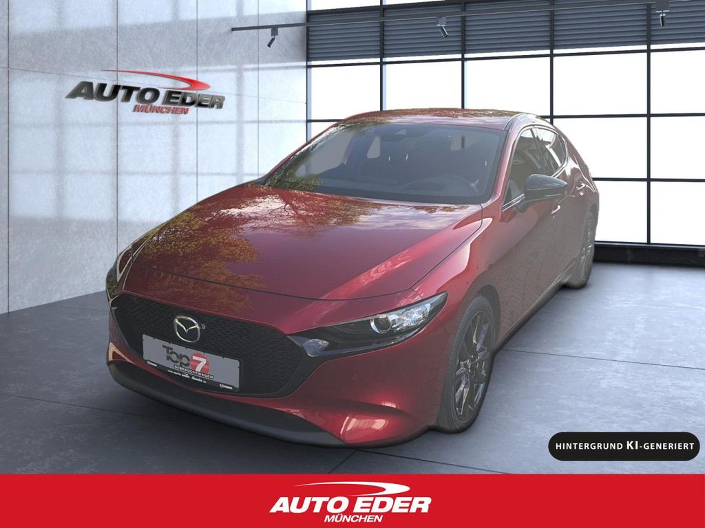 Mazda 3 2022 г. Красный, пробег 42076 км