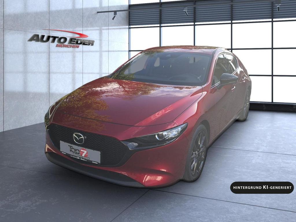 Mazda 3 2022 г. Красный, пробег 42076 км
