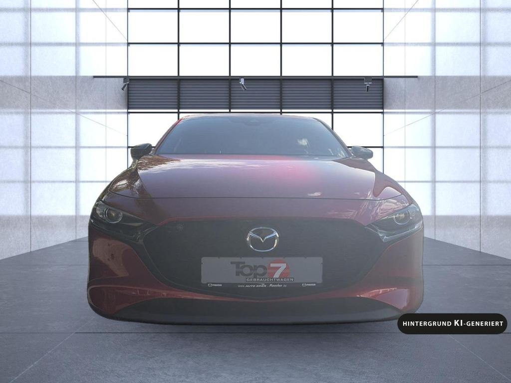 Mazda 3 2022 г. Красный, пробег 42076 км