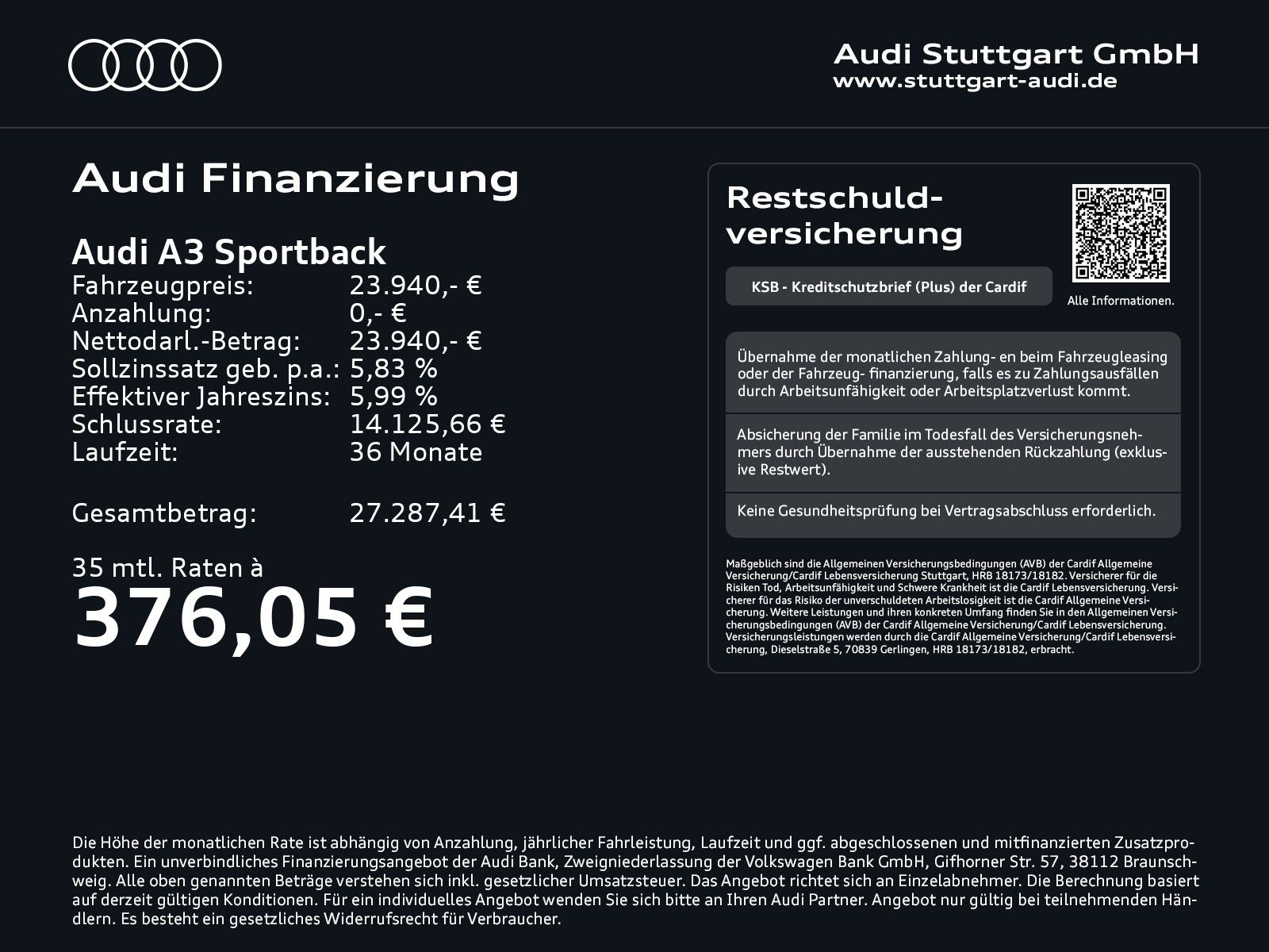 Audi A3 2024 г. Белый, пробег 34522 км