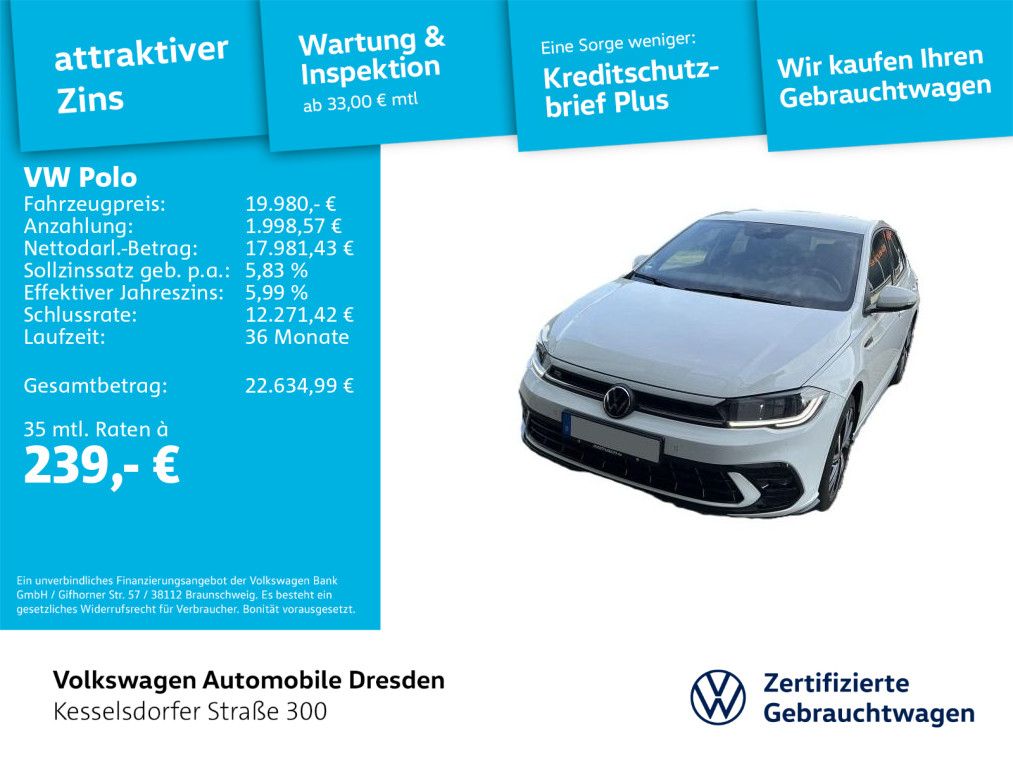 Volkswagen Polo 2022 г. Белый, пробег 42793 км