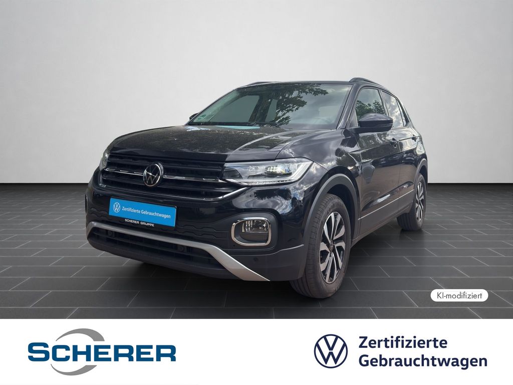 Volkswagen T-Cross 2023 г. Чёрный, пробег 46050 км