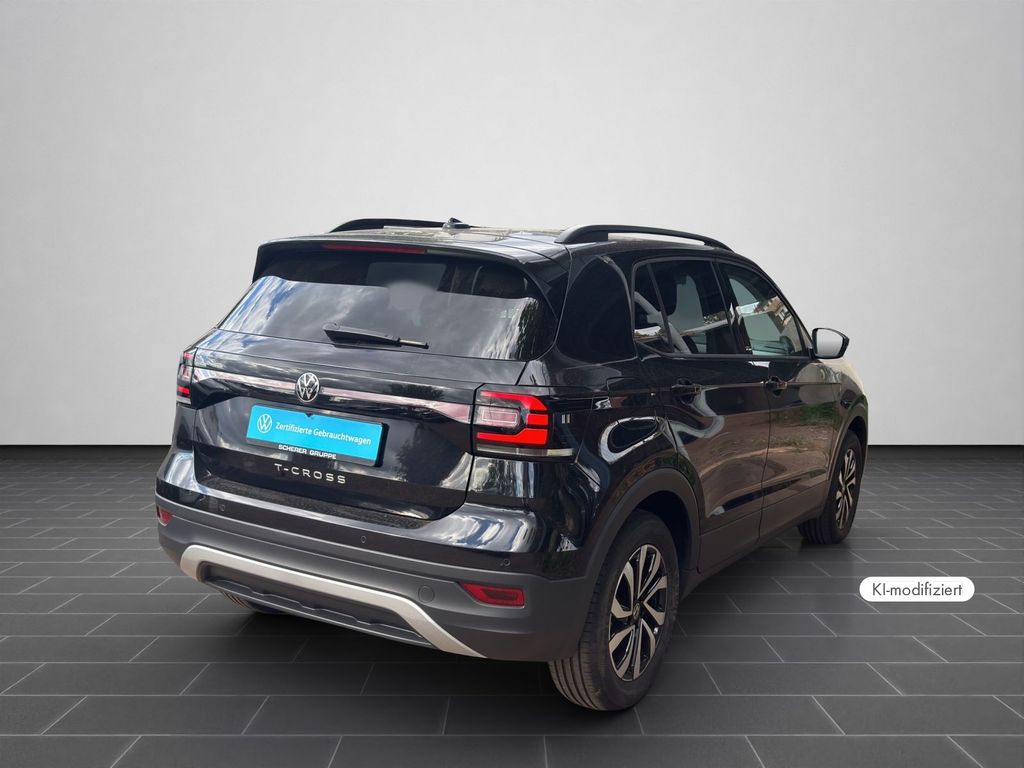 Volkswagen T-Cross 2023 г. Чёрный, пробег 46050 км