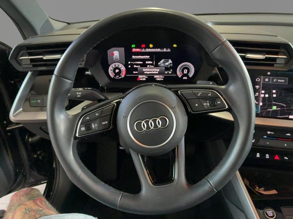 Audi A3 2023 г. Чёрный, пробег 50570 км
