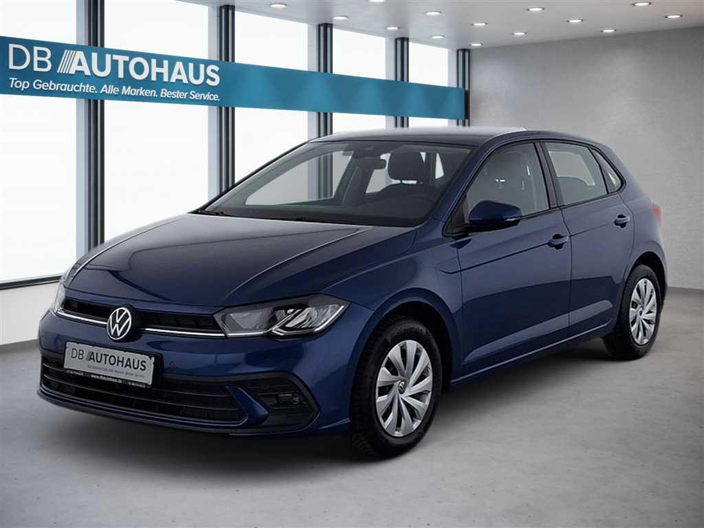 Volkswagen Polo 2023 г. Синий, пробег 57349 км